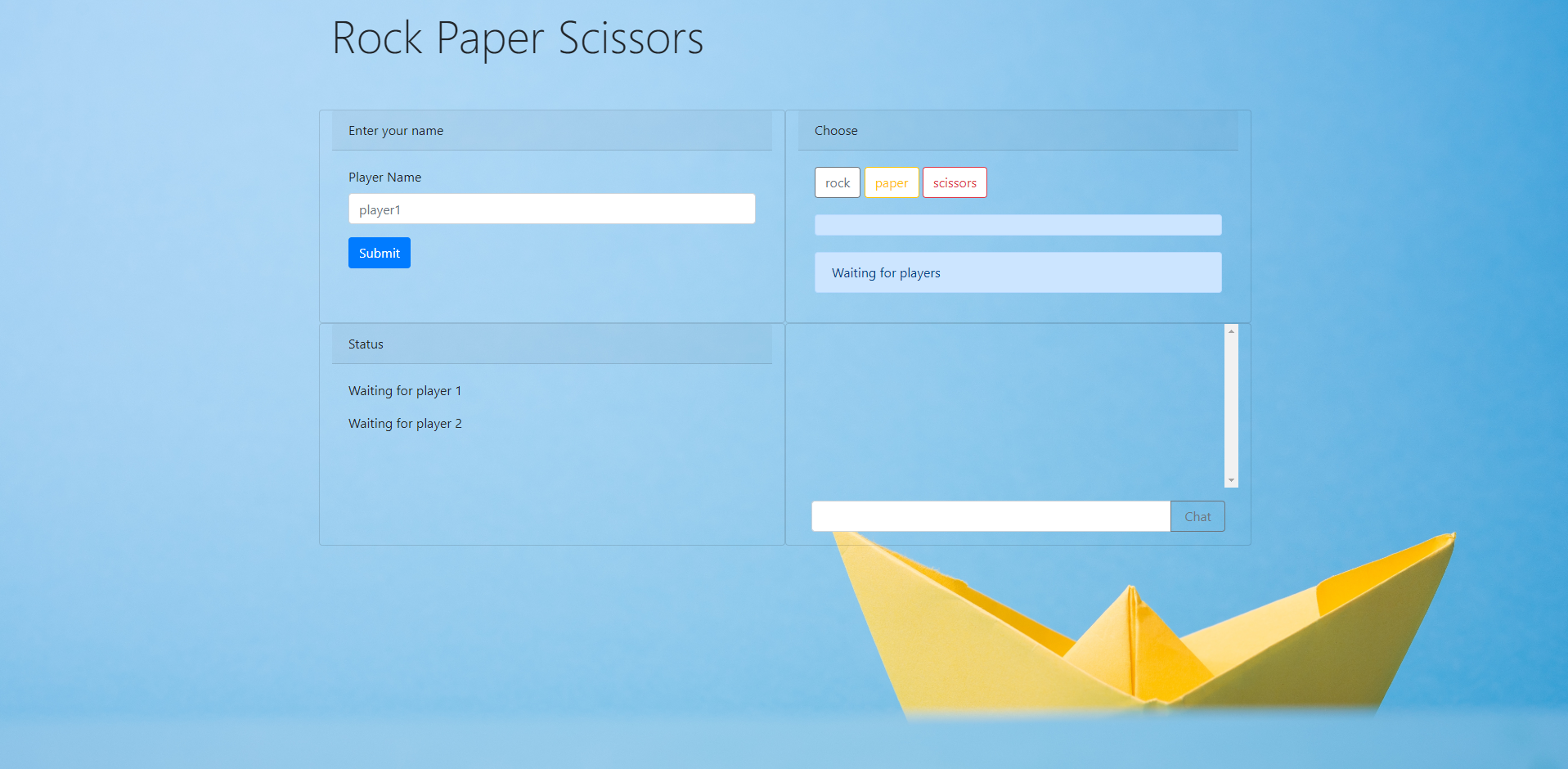 rock paper scissors